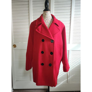 NWT vintage Mario De Pinto wool peacoat